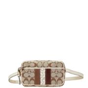 Pre-owned Canvas crossbody-bags Coach Pre-owned , White , Dames