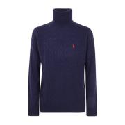 Langemouwen Pullover VAN Wolkasjmier Ralph Lauren , Blue , Heren