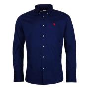 Casual knoop omlaag overhemd U.s. Polo Assn. , Blue , Heren