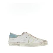 Paris Wit en Blauw Sneakers Philippe Model , White , Heren