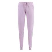 Cashmere Track-Pants met Ribboorden Malo , Purple , Dames