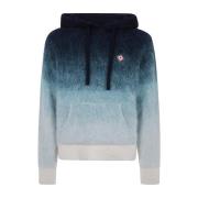 Midnight Gradient Mohair Hoodie Casablanca , Multicolor , Heren