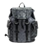 Pre-owned Fabric backpacks Louis Vuitton Vintage , Black , Dames