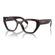 Root Havana Brillen Montuur Prada , Black , Unisex