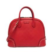 Pre-owned Leather gucci-bags Gucci Vintage , Red , Dames