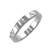 Pre-owned Platinum rings Bvlgari Vintage , Gray , Unisex