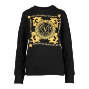 Katoenen Sweatshirt Versace Jeans Couture , Black , Dames