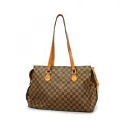 Pre-owned Fabric totes Louis Vuitton Vintage , Brown , Dames