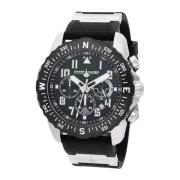 Conquest Groene Wijzerplaat Quartz Horloge Invicta Watches , Gray , He...