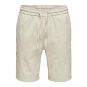 Ultiem Comfort Bermuda Shorts Only & Sons , Beige , Heren