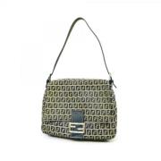 Pre-owned Canvas fendi-bags Fendi Vintage , Gray , Dames