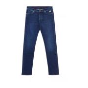 Blauwe Denim Jeans Klassieke Pasvorm Roy Roger's , Blue , Heren