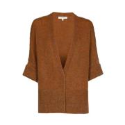 Stijlvolle Wol Vest Marie Méro , Brown , Dames