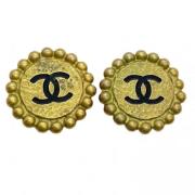 Pre-owned Metal chanel-jewelry Chanel Vintage , Yellow , Dames