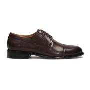 Bruine cap toe derby schoenen voor heren Kazar , Brown , Heren