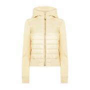 Hybride Pufferjas Rits Logo Parajumpers , Beige , Dames