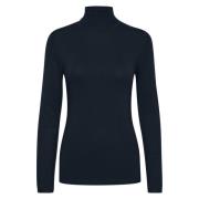 Dolcevita Donna Herfst/Winter Collectie Trui Ichi , Blue , Dames