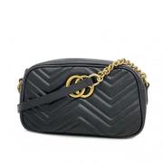 Pre-owned Leather gucci-bags Gucci Vintage , Black , Dames