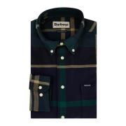 Casual Groene Overhemd Barbour , Green , Heren