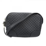 Pre-owned Leather gucci-bags Gucci Vintage , Black , Dames