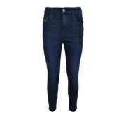 Donkerblauwe Jeans voor Vrouwen Diesel , Blue , Dames