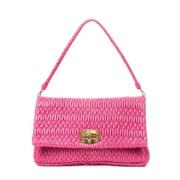 Pre-owned Leather handbags Miu Miu Pre-owned , Pink , Dames