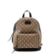 Pre-owned Canvas gucci-bags Gucci Vintage , Beige , Dames