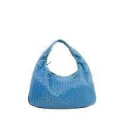 Pre-owned Leather handbags Bottega Veneta Vintage , Blue , Dames