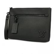 Pre-owned Fabric clutches Louis Vuitton Vintage , Black , Heren