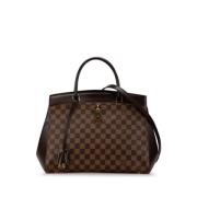 Pre-owned Leather handbags Louis Vuitton Vintage , Brown , Dames