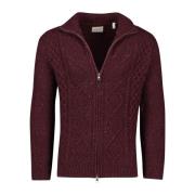 Bordeaux Vest voor Mannen Gant , Red , Heren