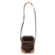 Pre-owned Canvas louis-vuitton-bags Louis Vuitton Vintage , Brown , Da...