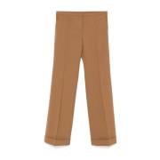 Bruine Wijde Pijp Wollen Broek Philosophy di Lorenzo Serafini , Brown ...