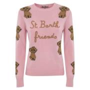 Roze Sweater Maglione MC2 Saint Barth , Pink , Dames