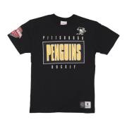 Pittsburgh Penguins Hockeyteam Tee Mitchell & Ness , Black , Heren