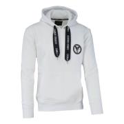 Klassieke Vrijetijds Hoodie met Logo Detail Carlo Colucci , White , He...