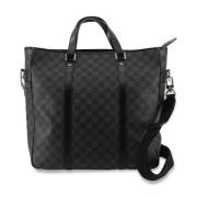 Pre-owned Canvas louis-vuitton-bags Louis Vuitton Vintage , Black , Da...