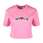 Tshirt Msgm , Pink , Dames