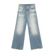 Stijlvolle katoenen broek Diesel , Blue , Dames