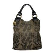 Pre-owned Canvas fendi-bags Fendi Vintage , Brown , Dames