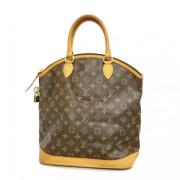 Pre-owned Fabric handbags Louis Vuitton Vintage , Brown , Dames