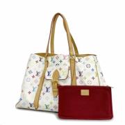 Pre-owned Fabric louis-vuitton-bags Louis Vuitton Vintage , White , Da...