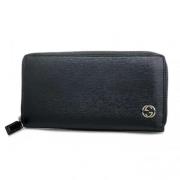 Pre-owned Leather wallets Gucci Vintage , Black , Dames