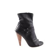 Pre-owned Leather heels Giuseppe Zanotti Pre-owned , Black , Dames