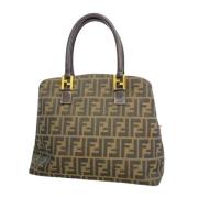 Pre-owned Canvas fendi-bags Fendi Vintage , Brown , Dames