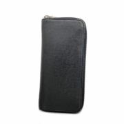 Pre-owned Leather wallets Louis Vuitton Vintage , Black , Heren