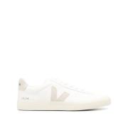 Witte Natuurlijke Leren Sneakers Veja , White , Heren