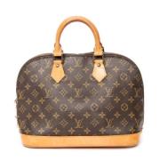 Pre-owned Canvas handbags Louis Vuitton Vintage , Brown , Dames