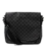 Pre-owned Canvas louis-vuitton-bags Louis Vuitton Vintage , Black , Da...