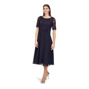 Kanten Cocktailjurk Glamour Chic vera mont , Blue , Dames